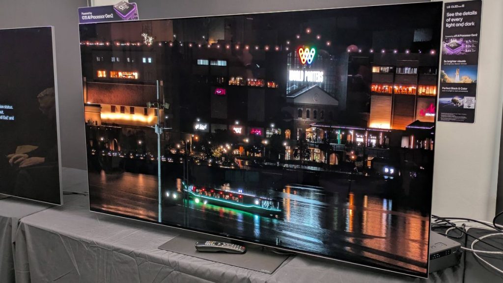 I saw LG’s G5 flagship OLED TV next to last year’s G4, and the brightness boost I was excited about is very real