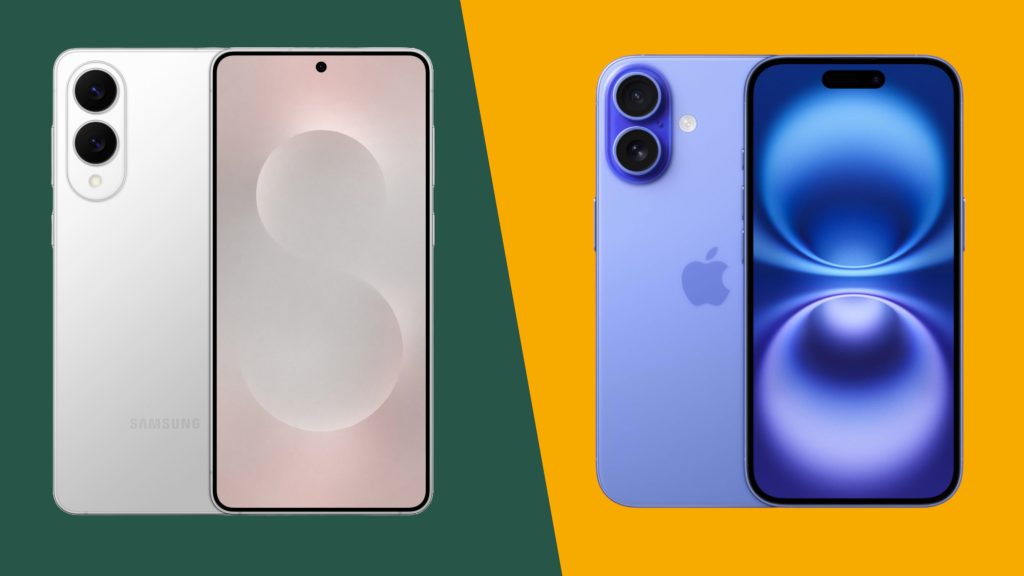 Samsung Galaxy S25 Edge vs iPhone 16: two tech titans compared